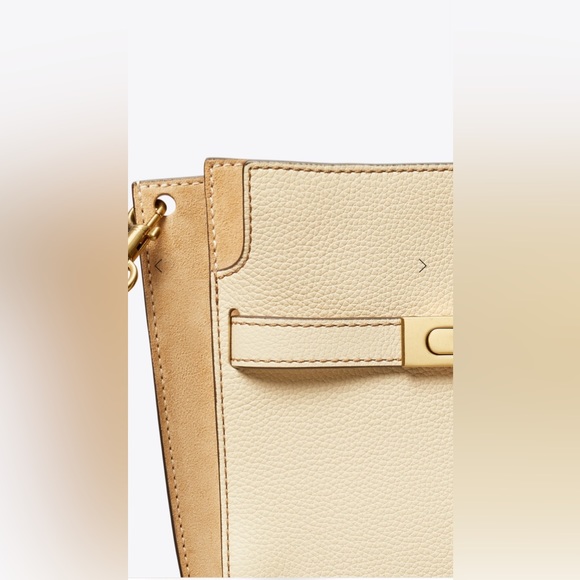 ✨3X Host Pick✨Tory Burch Lee Radziwell Pebbled Double Bucket Bag - Picture 5 of 6